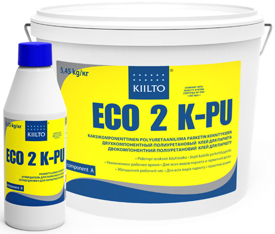 Полиуретановый клей для паркета ECO Kiilto 2K PU