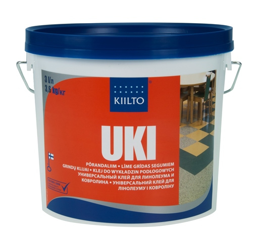 Kiilto Uki. Дисперсионный клей для напольных покрытий. 