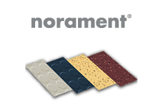 Каучуковые напольные покрытия norament
