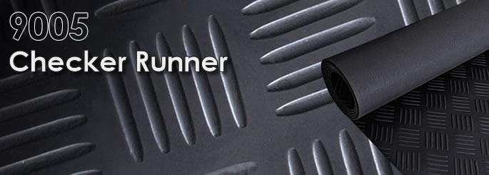 Checker Runner 9005. Рулонная резина. Резиновые покрытия в рулонах.