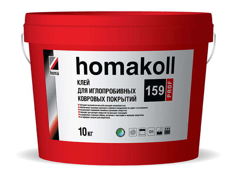 homakoll 159 Prof. Клей для иглопробивных ковровых напольных покрытий.